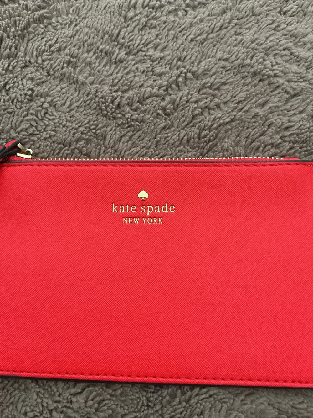 kate spade New York Red Wristlet Pouch